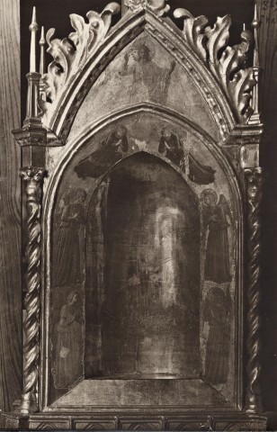 Anonimo — Guido di Pietro (Beato Angelico) - sec. XV - Ciborio con Cristo Redentore benedicente e sei angeli — insieme